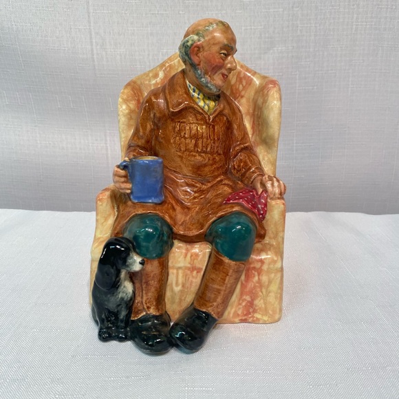 Vintage Royal Doulton 1951 Uncle Ned 7" Figurine HN2094 Made in England - Picture 4 of 11